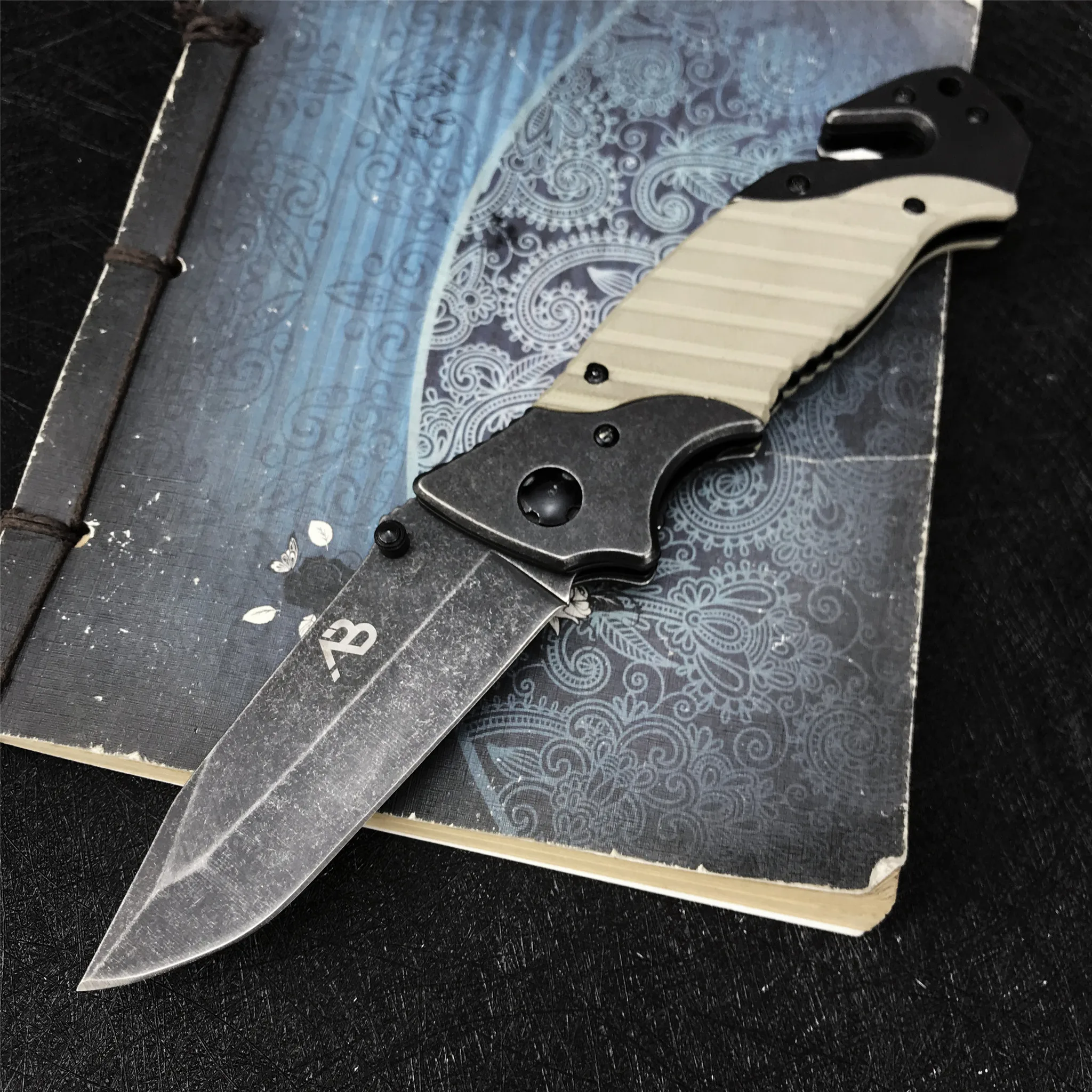 

Folding Blade Knife Titanium Military Outdoor Camping Rescue Hunting Survival Tactical Utility Pocket EDC Tool Multi Knives