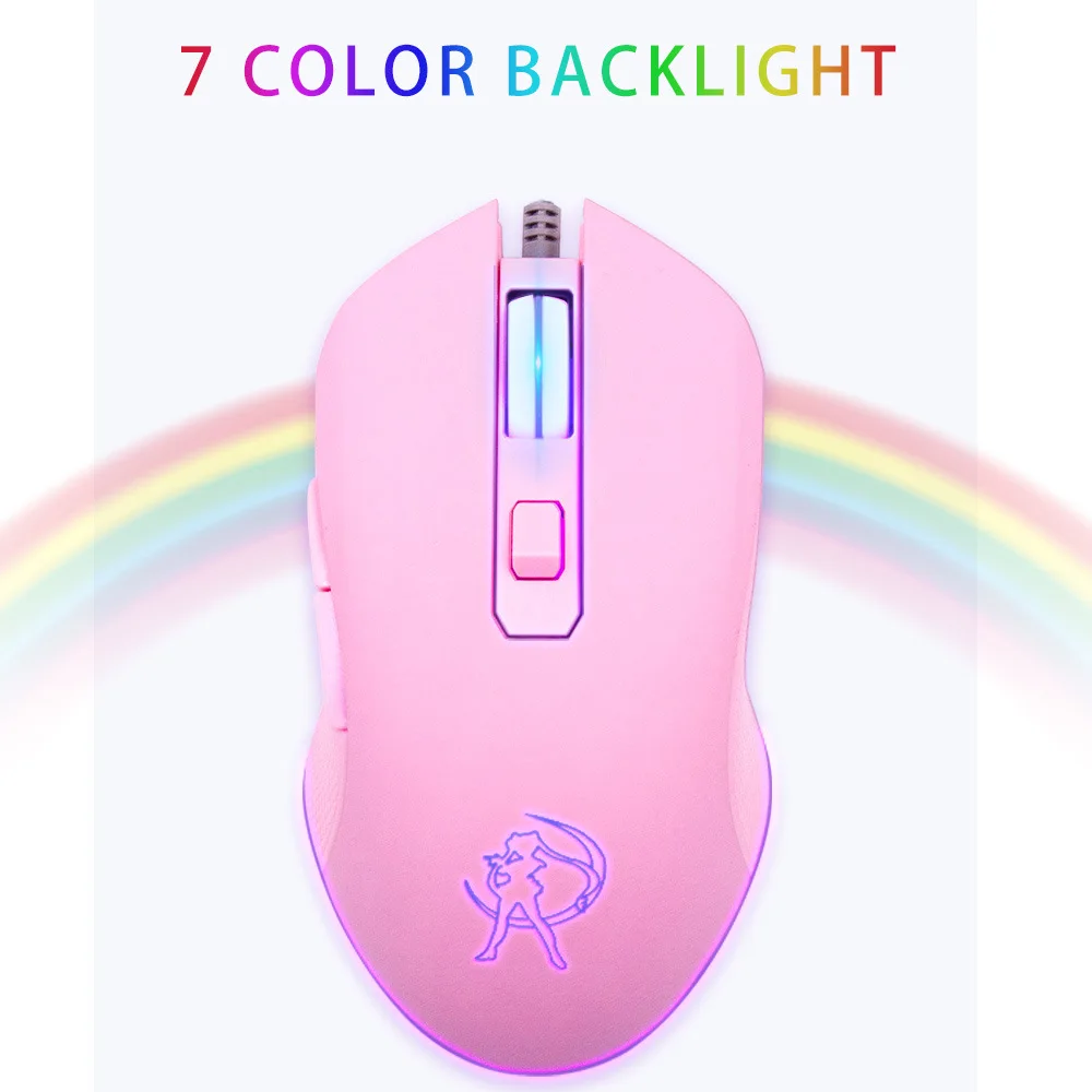 

Wired Luminous Mouse With Four-way Scroll Wheel And 6-button Optical Mouse DPI1600 For Desktop Computers And Laptops