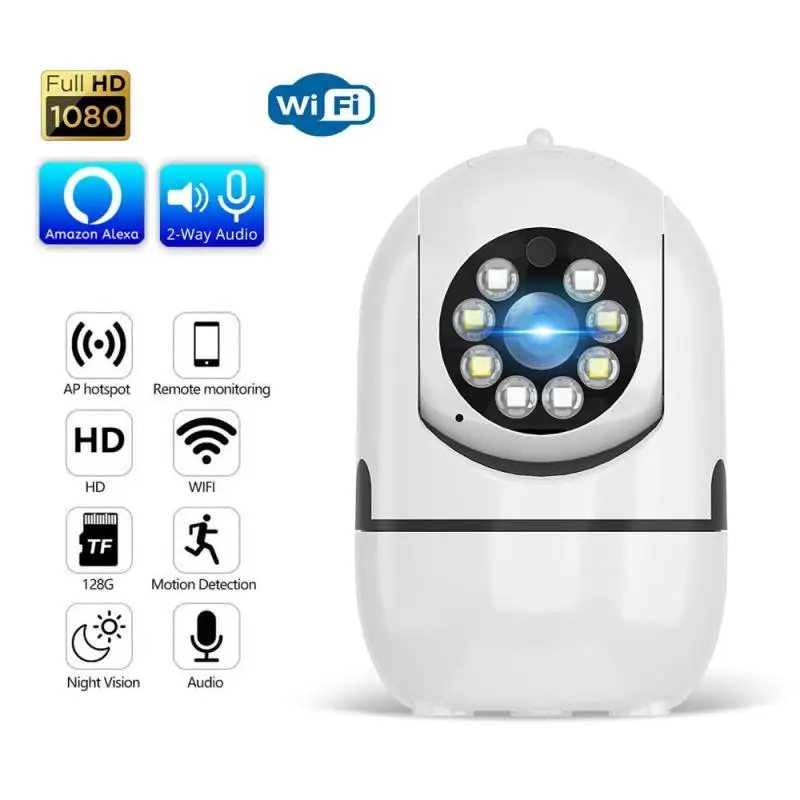 

2MP Smart Human Body Detection Auto Tracking Wifi Camera 1080P HD Camera Home Security Camera Baby Monitor Smart Home Control