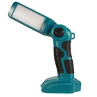 Светодиодная лампа 12 Вт для Bosch 14,4-18 в, литий-ионный аккумулятор BAT618 BAT609G, внутренний и Наружный свет, портативсветильник вспышка с USB
