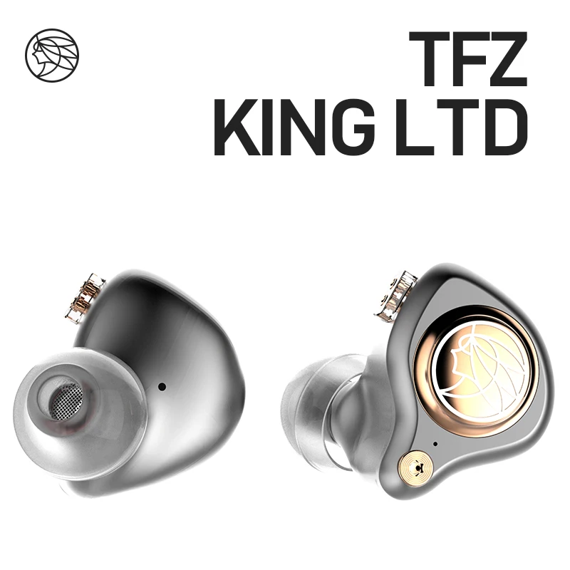 TFZ/KING LTD Hi-Fi наушники, 8-ядерный посеребренный кабель, шейным Hifi Басс, Шум индивидуальные динамический гарнитура для iphone