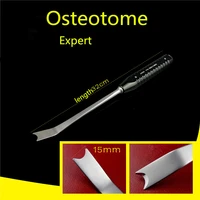 orthopedic instruments medical double shoulder osteotome with hip joint surgical preserved 2 tip osteotomy knife double blade