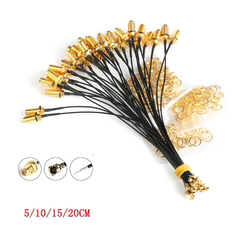 5 шт. PCI U.FL К гнездовой разъему SMA, антенна Wi-Fi 1,13, ОТРЕЗОК кабеля, IPX к фотошнуру для PCI Wi-Fi карты, беспроводного маршрутизатора