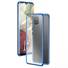 Чехол для samsung galaxy a12 a21s a11 a31 s20fe a 12 21s, защитный чехол с магнитной застежкой, двухстороннее стекло, 360 