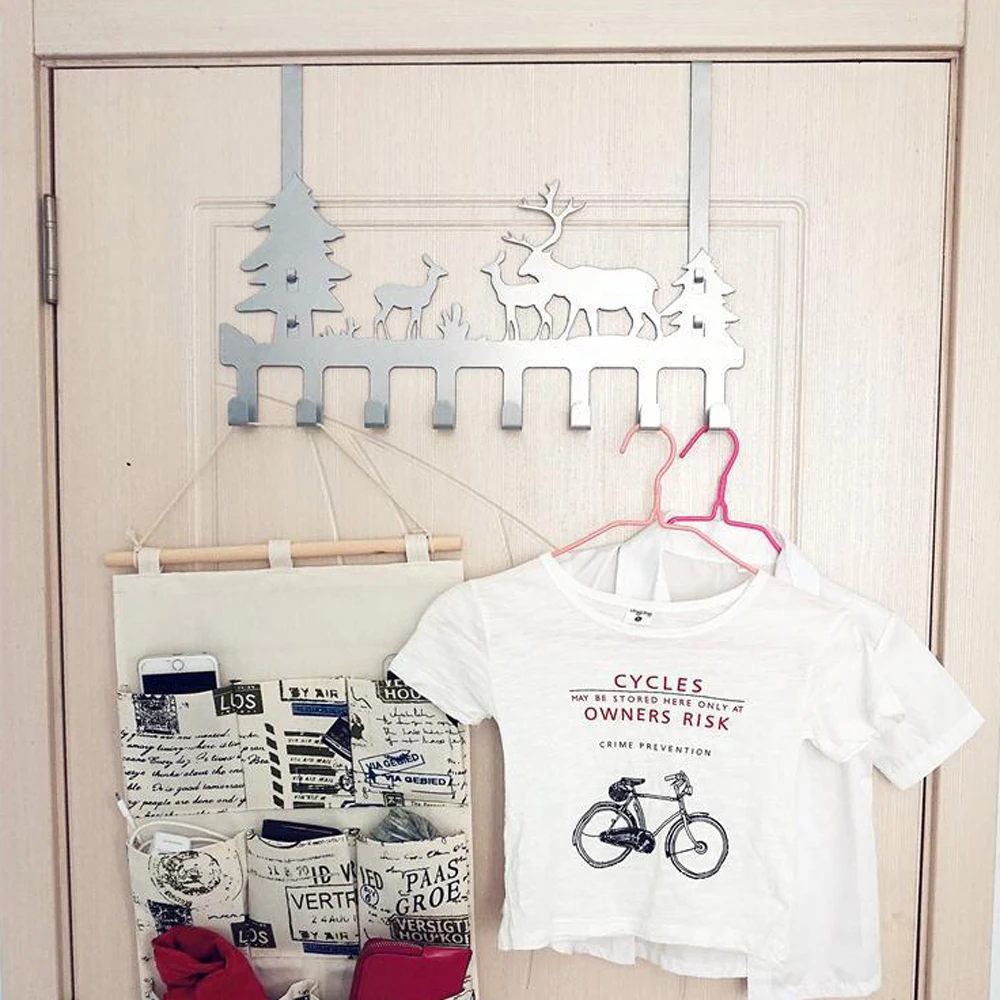 Металлический железный крюк над дверью держатель для одежды сумка вешалка