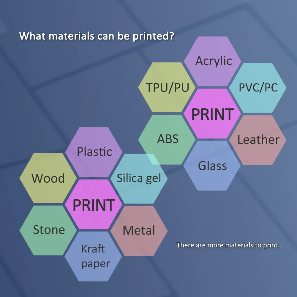 A3 УФ планшетный принтер Маленький Многофункциональный Подгонянная мобильный