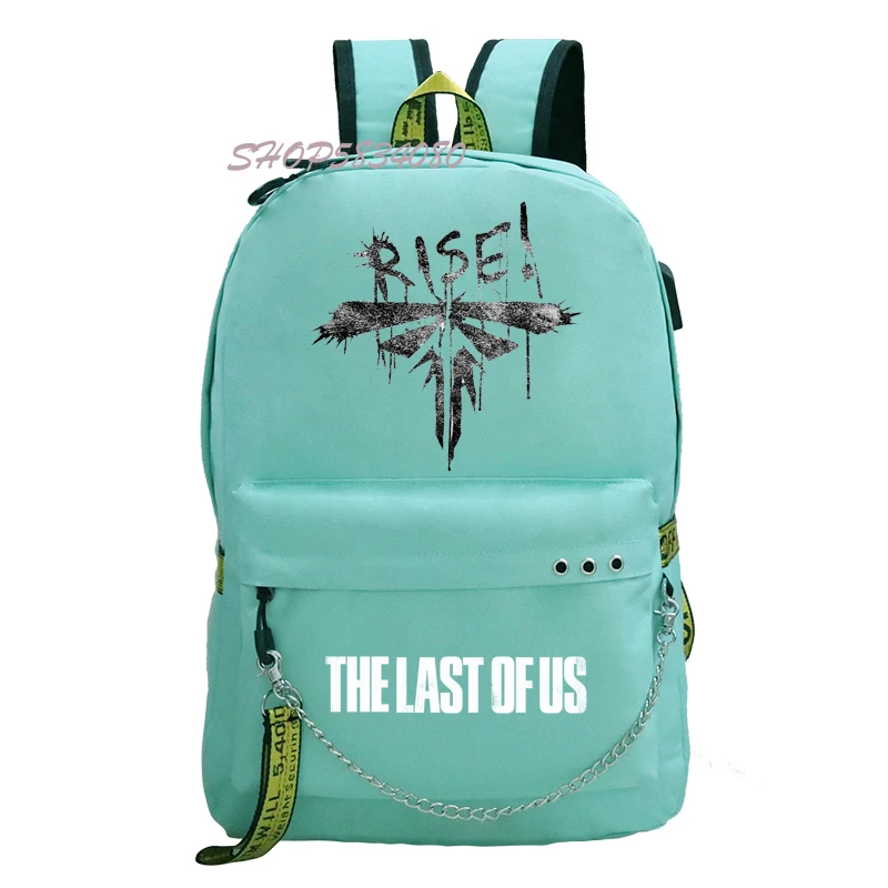 

Популярный школьный ранец последний из США часть 2, мультяшный аниме USB рюкзак, Подростковый игровой принт, сумка для книг, Детский Повседнев...