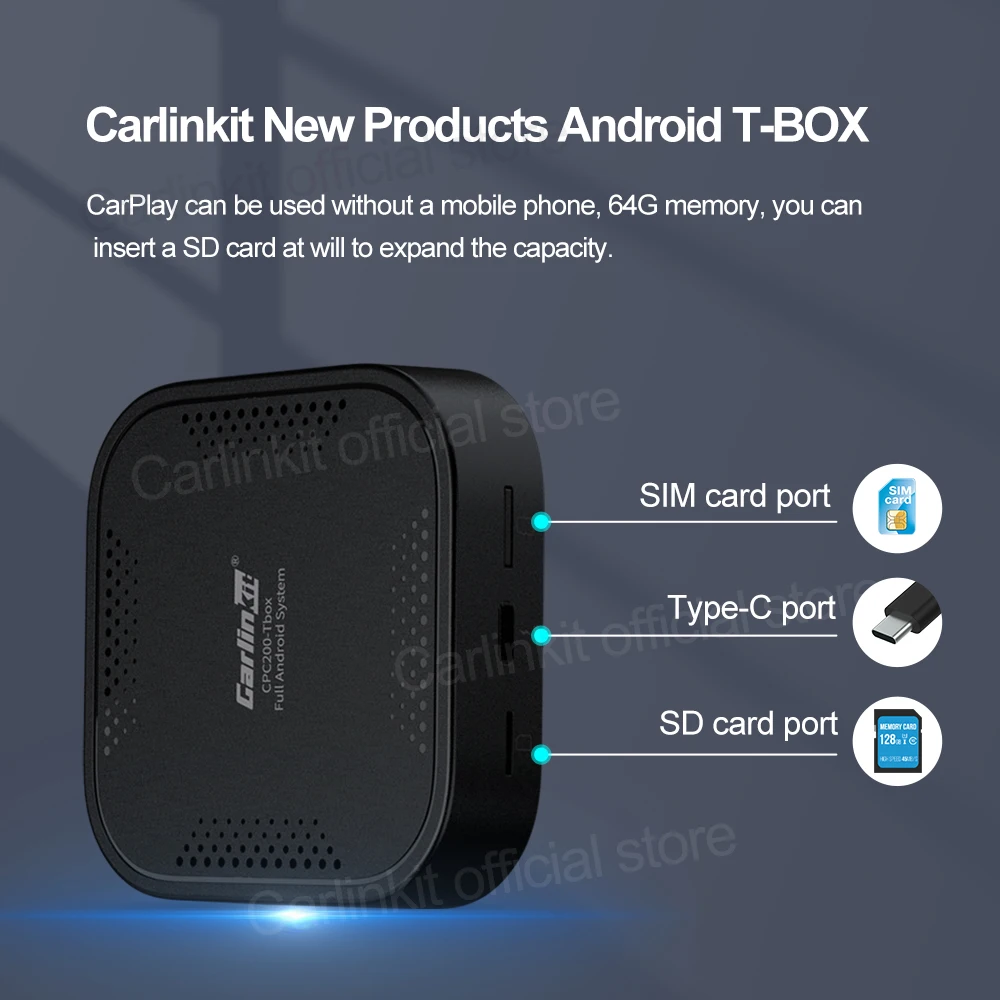 carlinkit ai box android 9 0 activator support wireless apple carplay android auto dual bluetooth qualcomm 8 core 4g64g 4 lte free global shipping