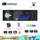 Автомагнитола LeeKooLuu, 1 Din, 4,1 дюйма, Bluetooth, камера заднего вида
