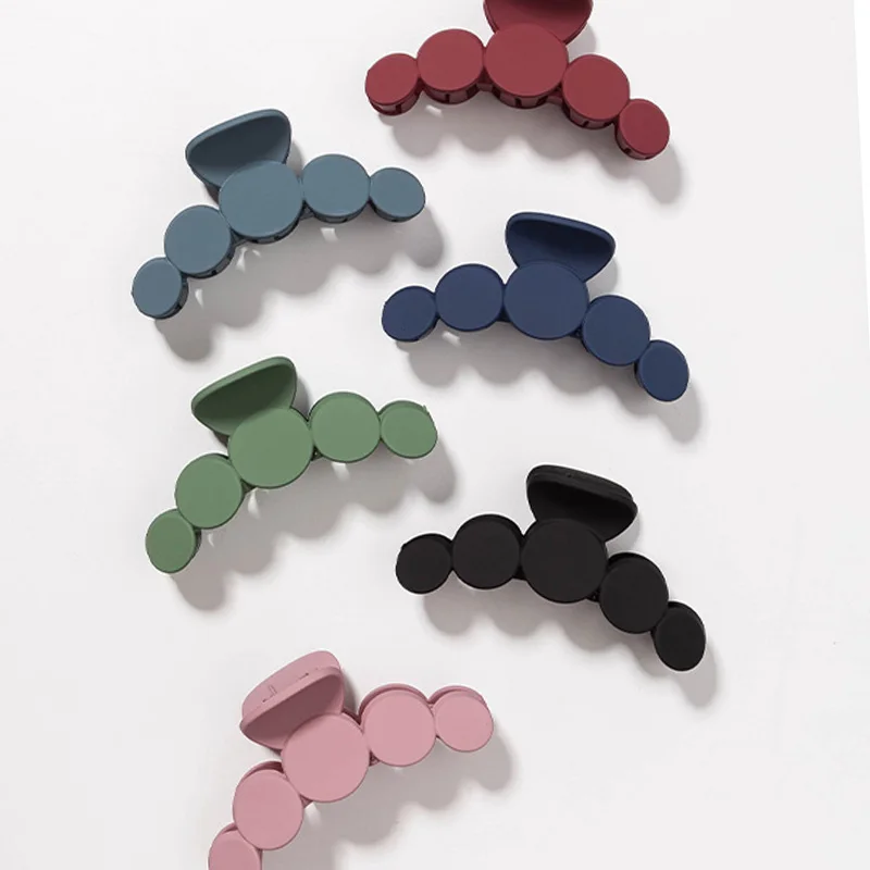 

New fashion hairpin large Acrylic Hair Clip Crab Hair Claws For Women Girl Simple and Elegant Clamp Hair Accessories