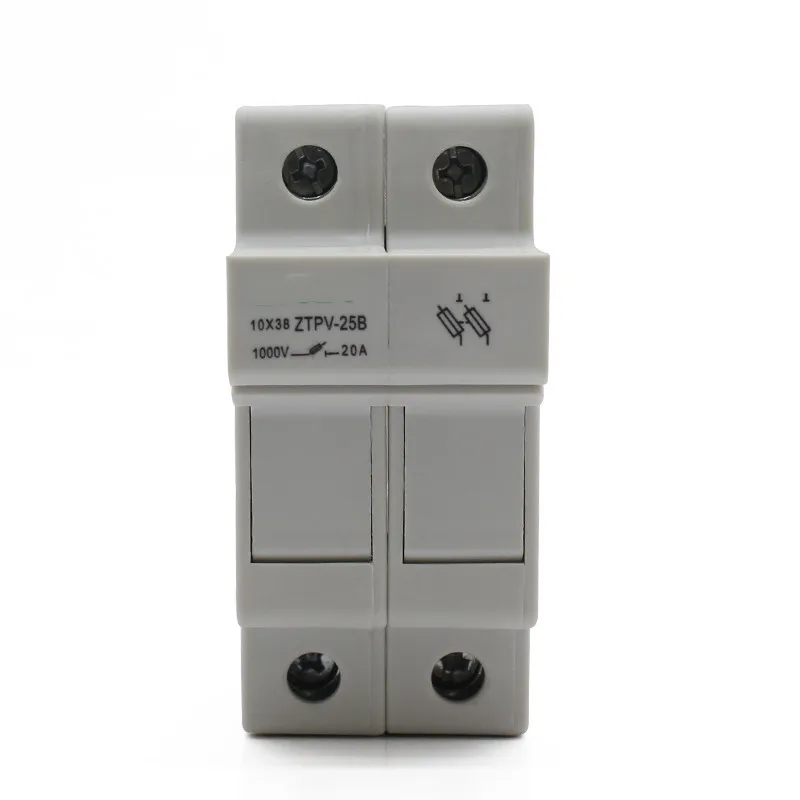 1 Набор 4P 3P 2P параллельный PV держатель предохранителя 10*38 мм высоковольтный