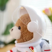 30cm cute space suit teddy bear doll decoration chain satchel girl creative birthday gift cute plush stuffed toy teddy bear
