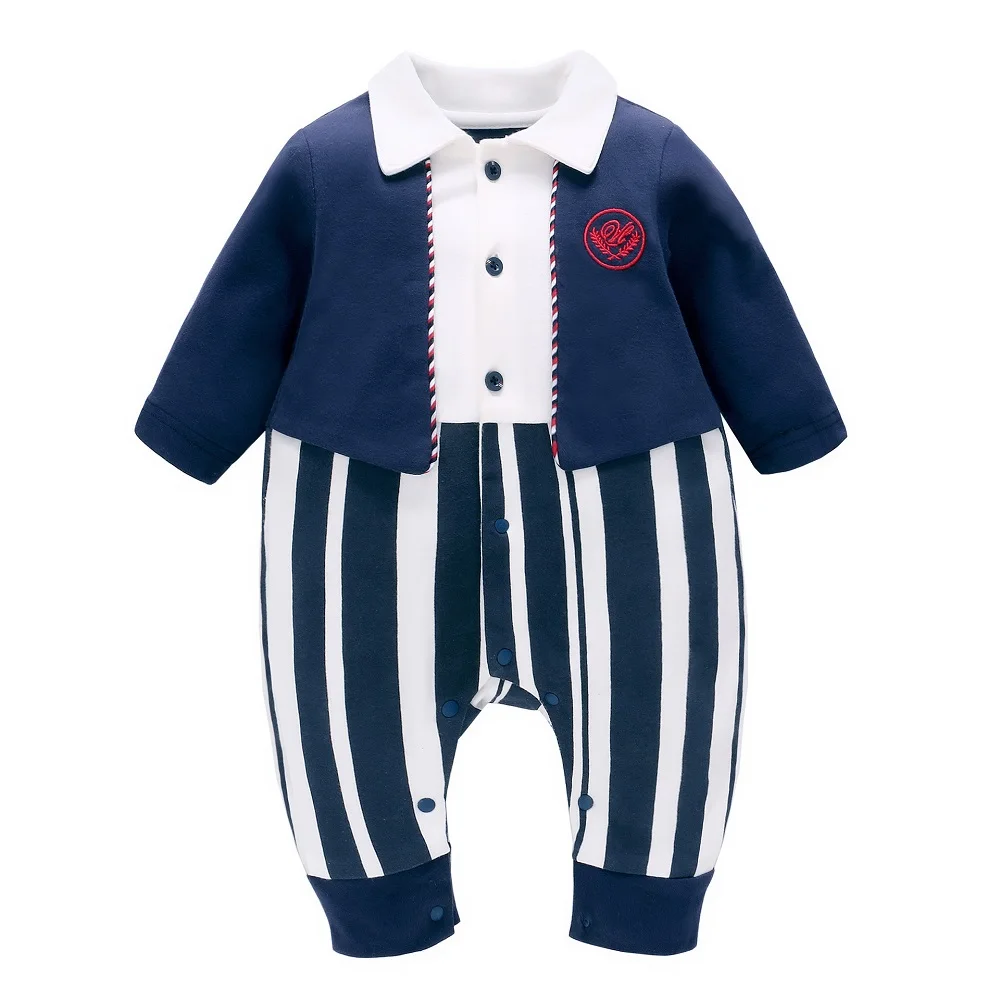 Детский хлопковый комбинезон для мальчиков 3M ~ 24M |