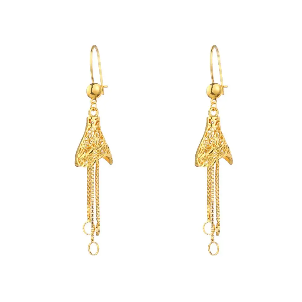 Комплект ювелирных изделий из ожерелья и сережек с большим африканским кулоном