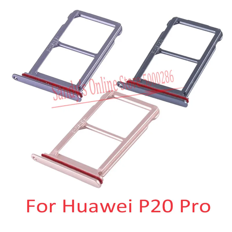 Новый держатель лотка для sim карт слот адаптер Huawei P20 Pro лоток двойной разъем P20pro