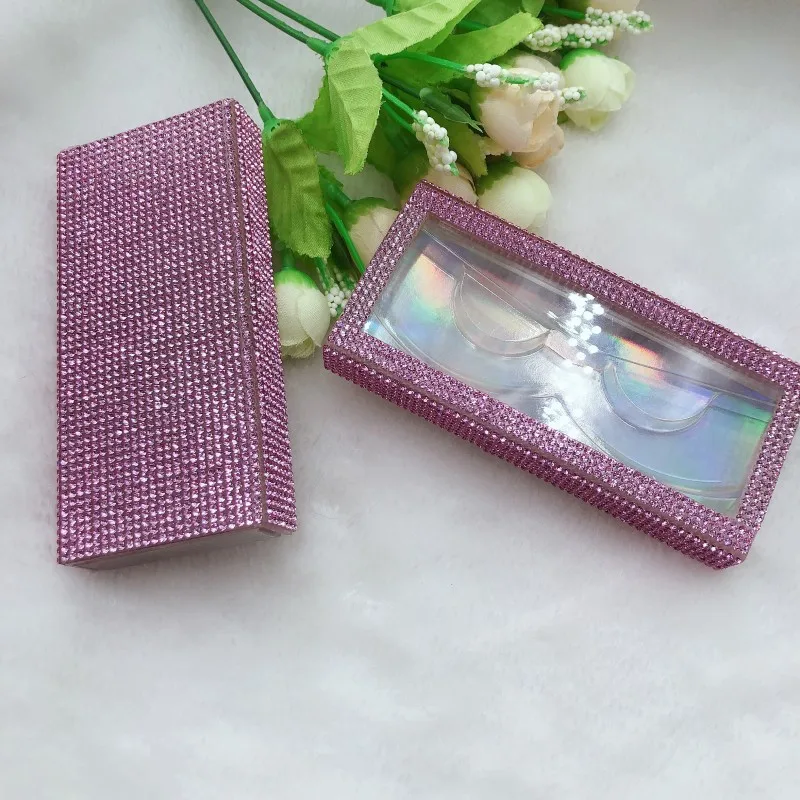 Оптовая продажа Мерцающая коробка 3d норковые ресницы коробки Алмазный блеск