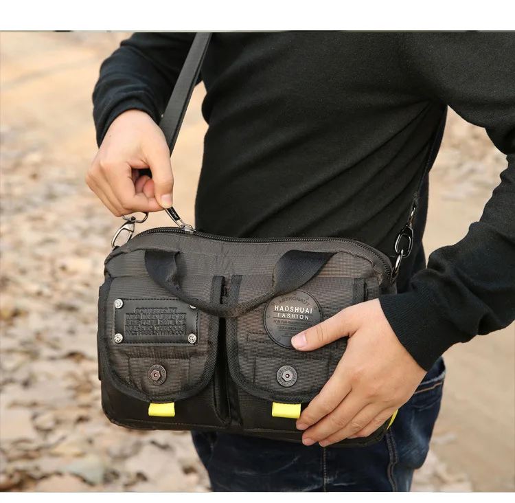 WOBAG мужская сумка высокого качества водонепроницаемая сумка на плечо Повседневная дорожная сумка через плечо портативная большая Вместительная дорожная сумка