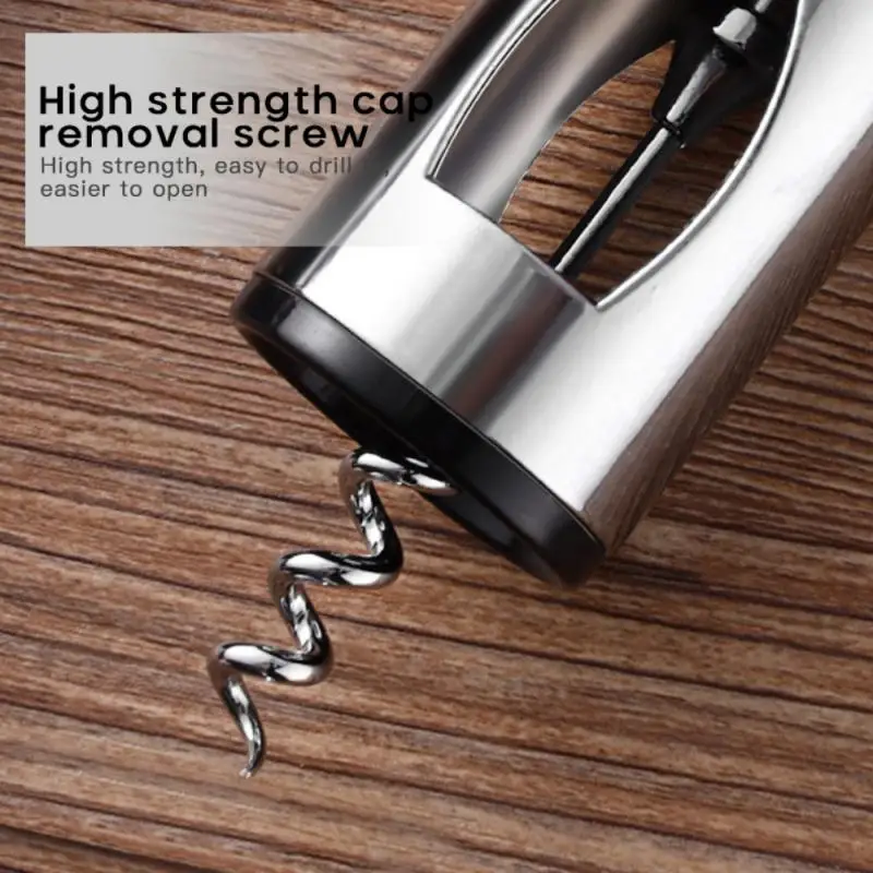 

1pcs Stainless Steel Bottle Opener Portable Red Wine Corkscrew Bottle Handle Opener Corkscrews Essential Kitchen Tools Bars