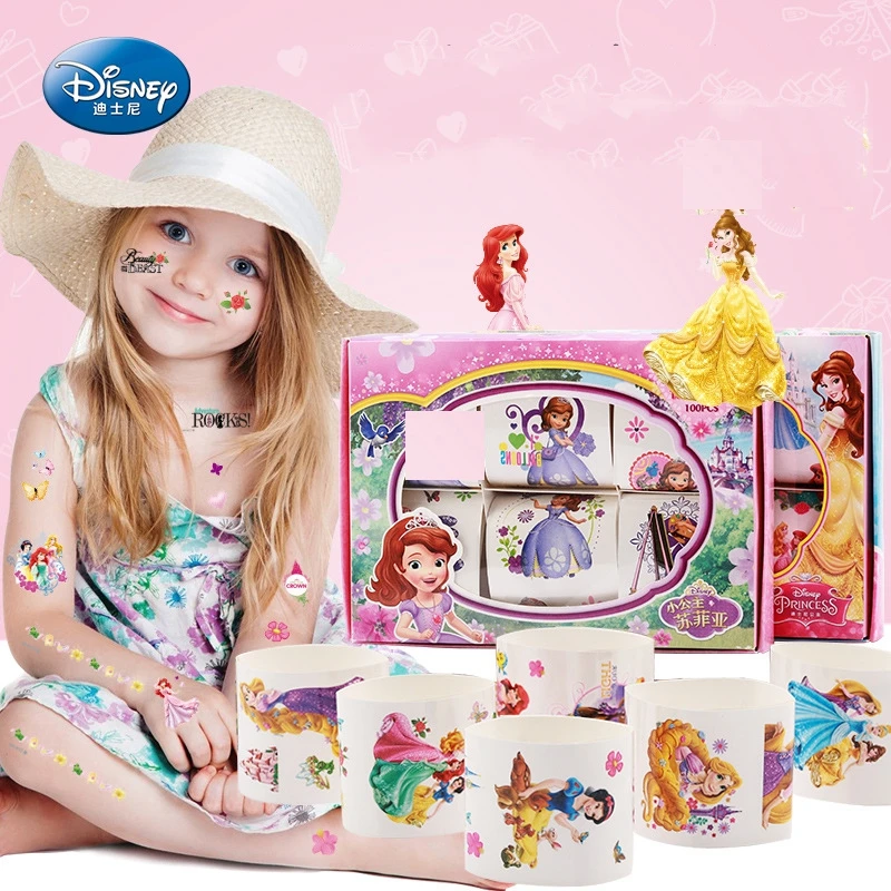 6 шт./компл. Disney подчеркивающая детскую индивидуальность Водонепроницаемый тату