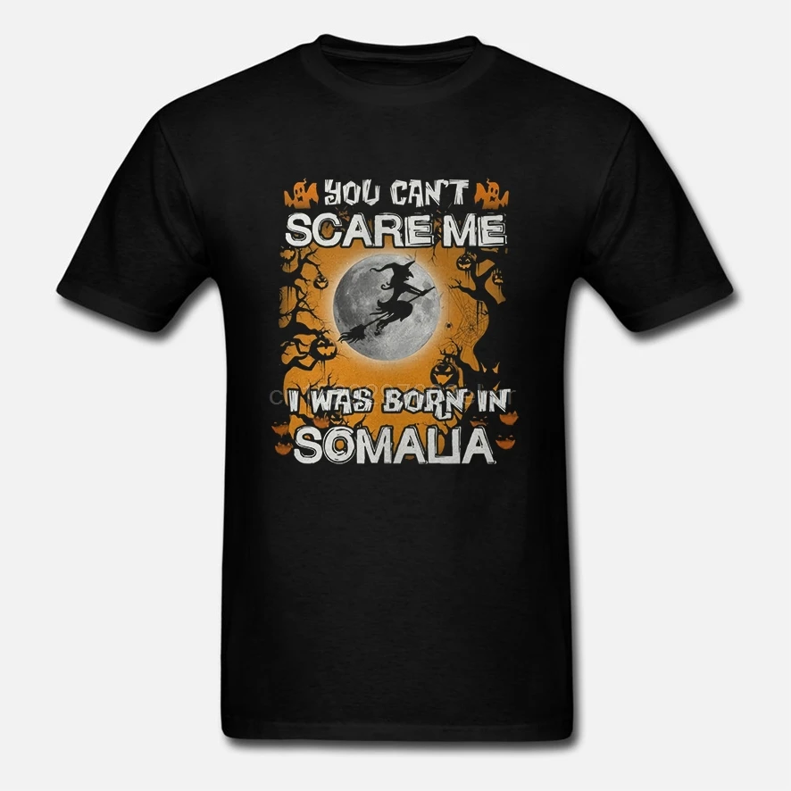 Мужская футболка с коротким рукавом Somalia Забавные футболки символикой Хэллоуина