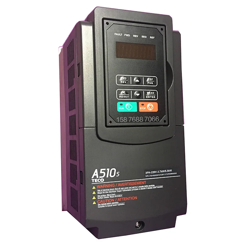 Абсолютно новый оригинальный A510-2005-H3 3 фазы 220V 17.5A 3.7KW 5HP Инвертор VFD Частотный