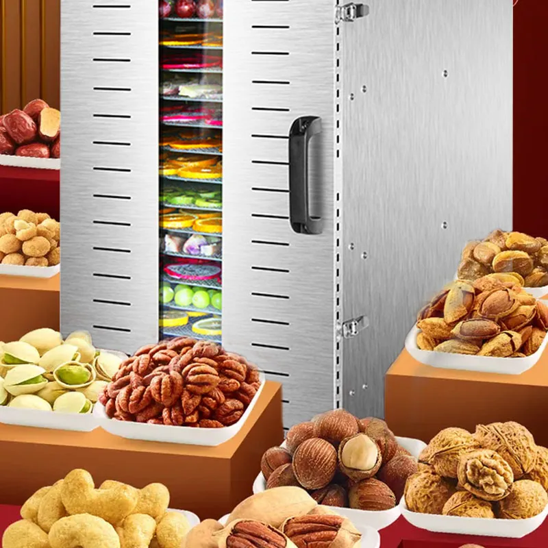 Сушилка для фруктов 16 слоев бытовая маленькая растворения корма домашних