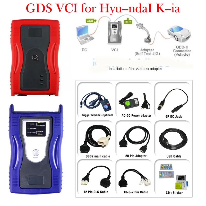 Профессиональный GDS VCI для Hyu ndaI K ia диагностический инструмент европейской версии