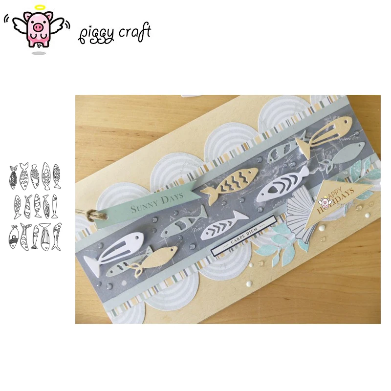 Металлические Вырубные штампы форма для вырезания различных рыбок украшение