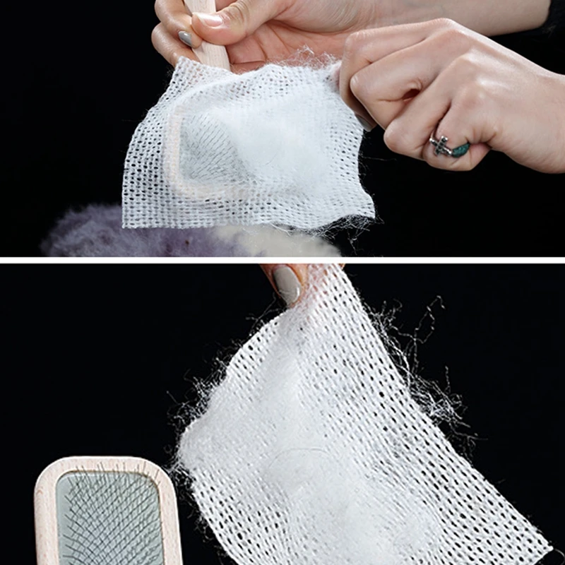 50 шт. Чистящая сетка для домашних собак бумага пленка волос предотвращения