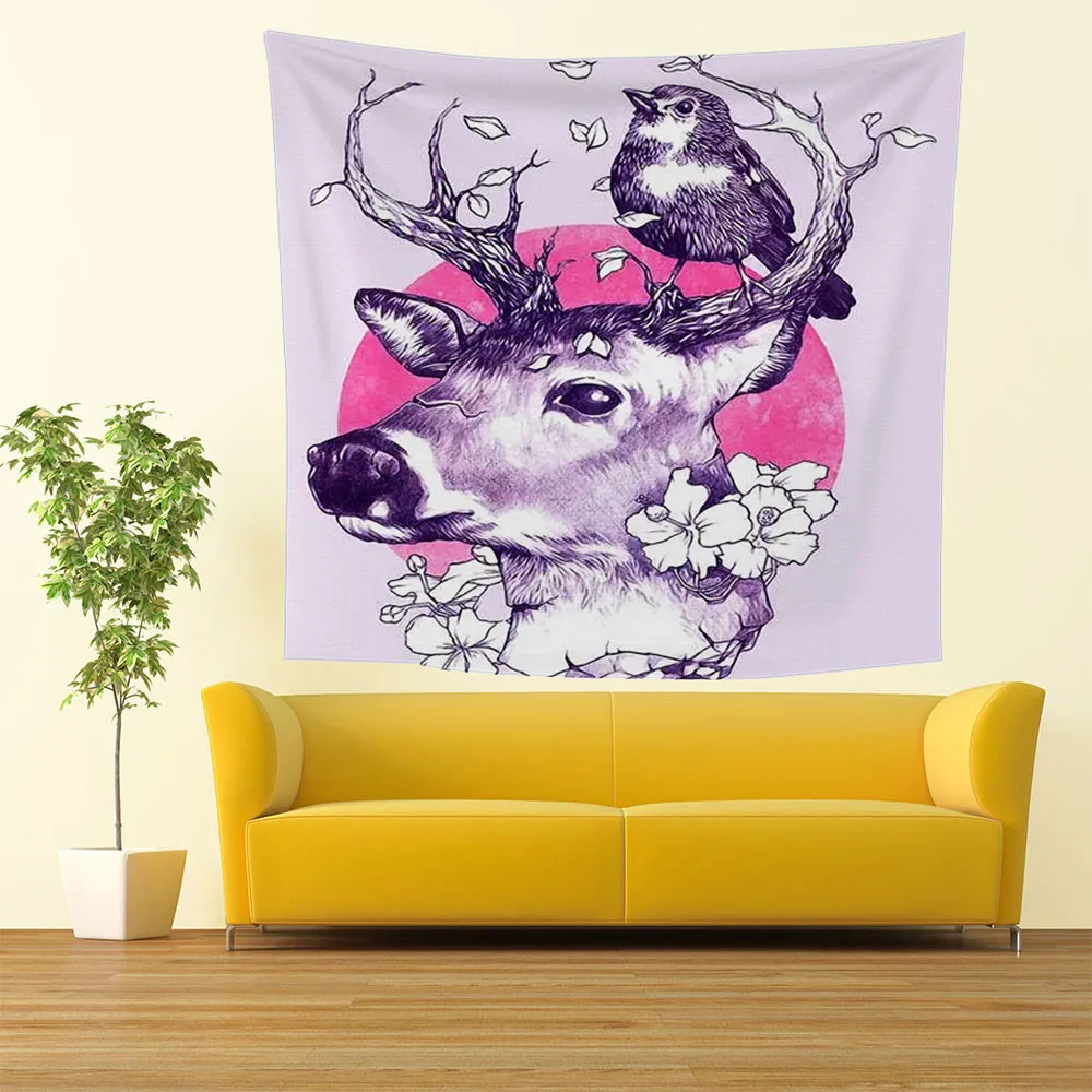 Домашний интерьер богемная МАНДАЛА ГОБЕЛЕН настенный висящий песчаный пляж