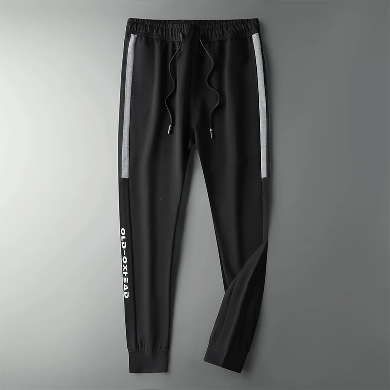 

Мужские спортивные брюки, Новинка Весна 2021, черные джоггеры, прямые брюки, модная уличная одежда, спортивные брюки, брюки для мужчин