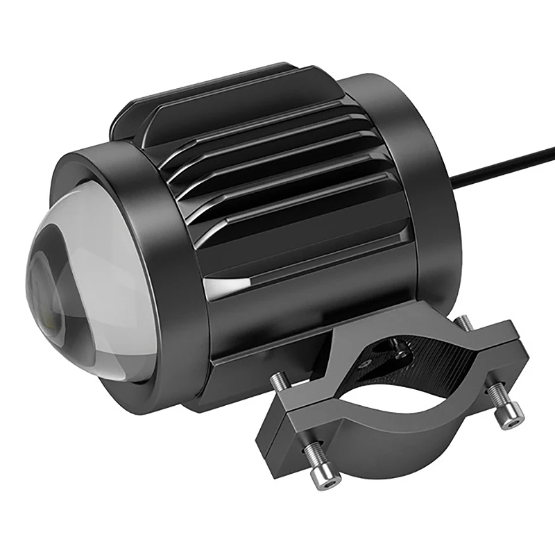 

Универсальный светодиодный автомобиль фары, внешние трехцветные мигающие огни, выпуклые линзы мотоциклетные прожекторы 6000K/4300K