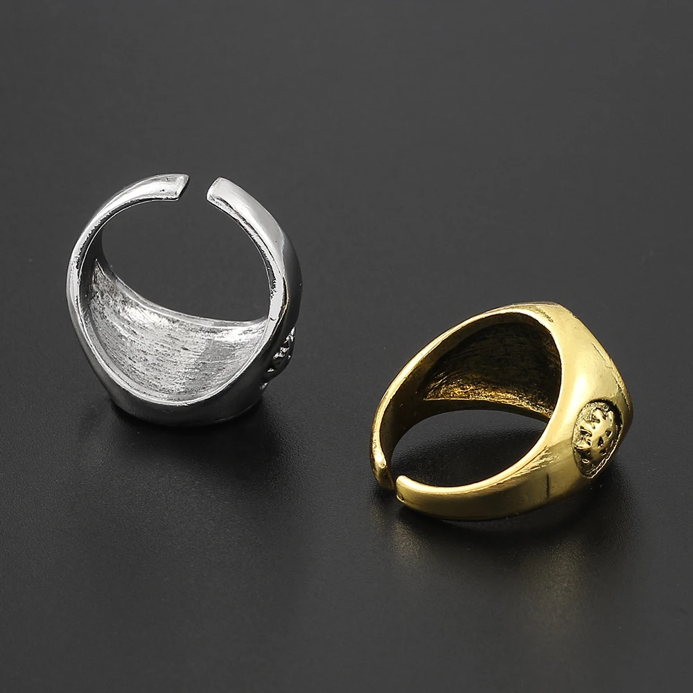 Винтажное регулируемое кольцо в стиле панк глаз хора египетская пирамида все