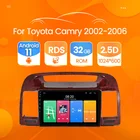 Автомагнитола для Toyota Camry V30 2002-2006, автомагнитола на Android, 2din, навигация GPS, RDS, 2din, Автомагнитола для Carplay, мультимедийный плеер