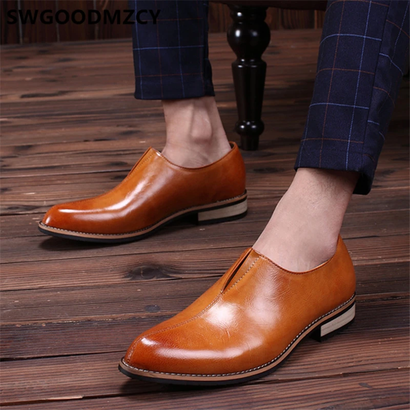 

Designer Vintage Shoes Men Classic Elevator Shoes For Men Loafers Coiffeur Italian Brand Leather Shoes Men Formal Buty Meskie