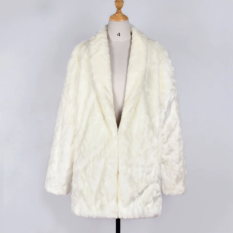 

Winter new style European and American fashion faux fur and artificial fur ladies coat loose, warm, leisure and comfortable