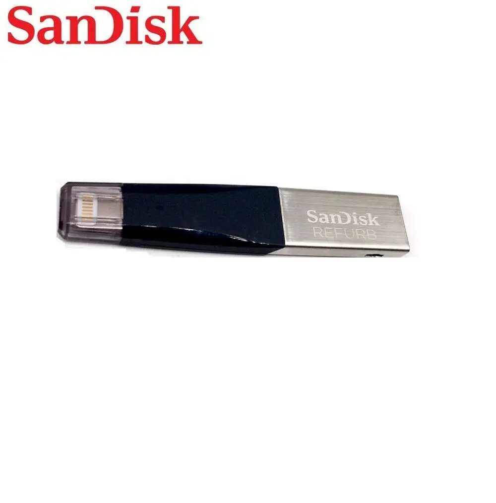 Sandisk iXPAND 128 GB USB 3 0 OTG флеш-накопитель Lightning to Metal Pen Drive U Disk Memory Stick для iPhone iPad iPod |