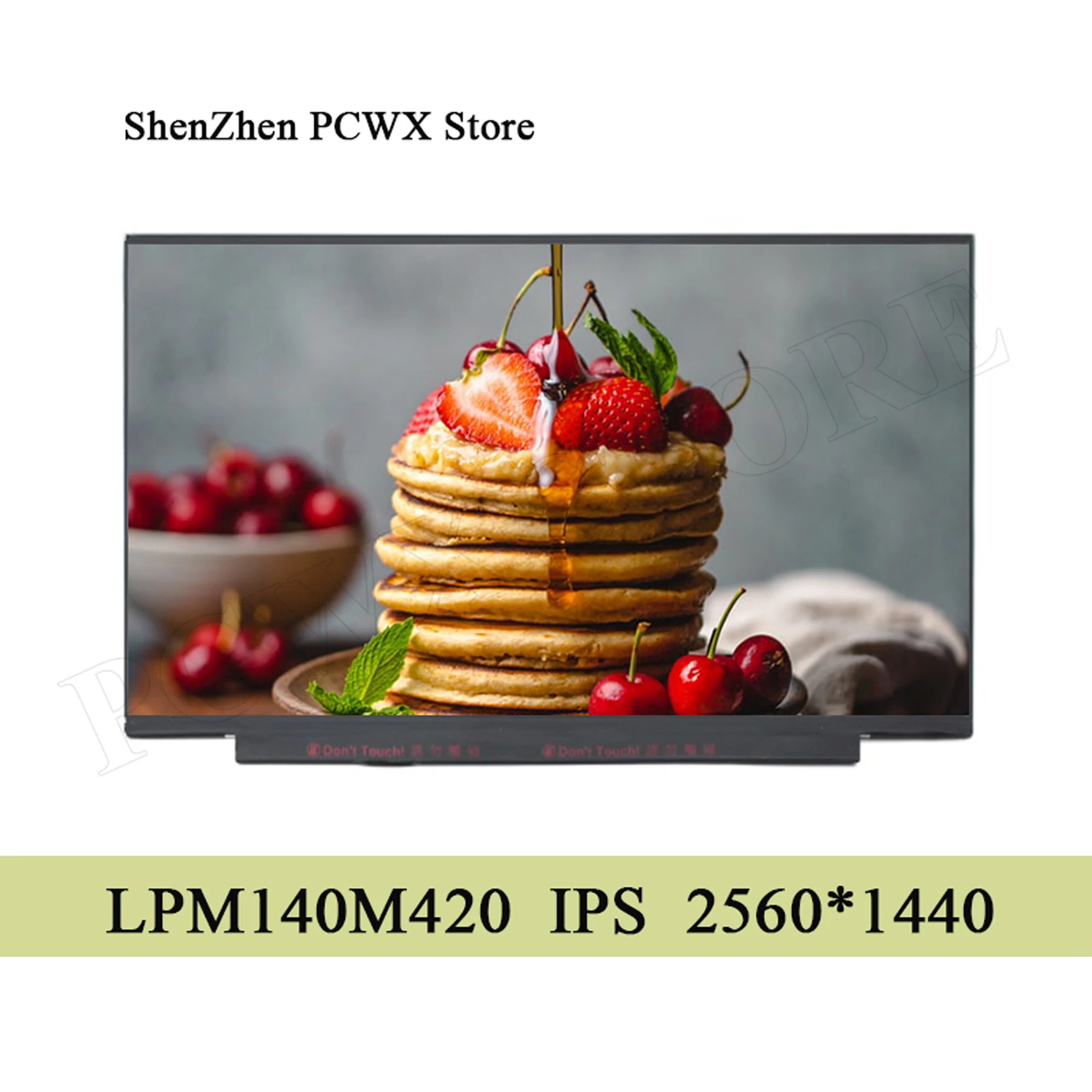 LPM140M420 B для ноутбука IPS LCD панель QHD 2560*1440 3K 40pin 100% цвет тонкий бликовый экран SD10R33074