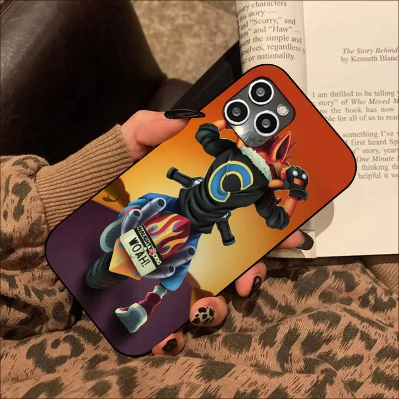 hot game crash bandicoot phone case for iphone 13 8 7 6s plus x 5s se 2020 xr 11 12 mini pro xs max free global shipping