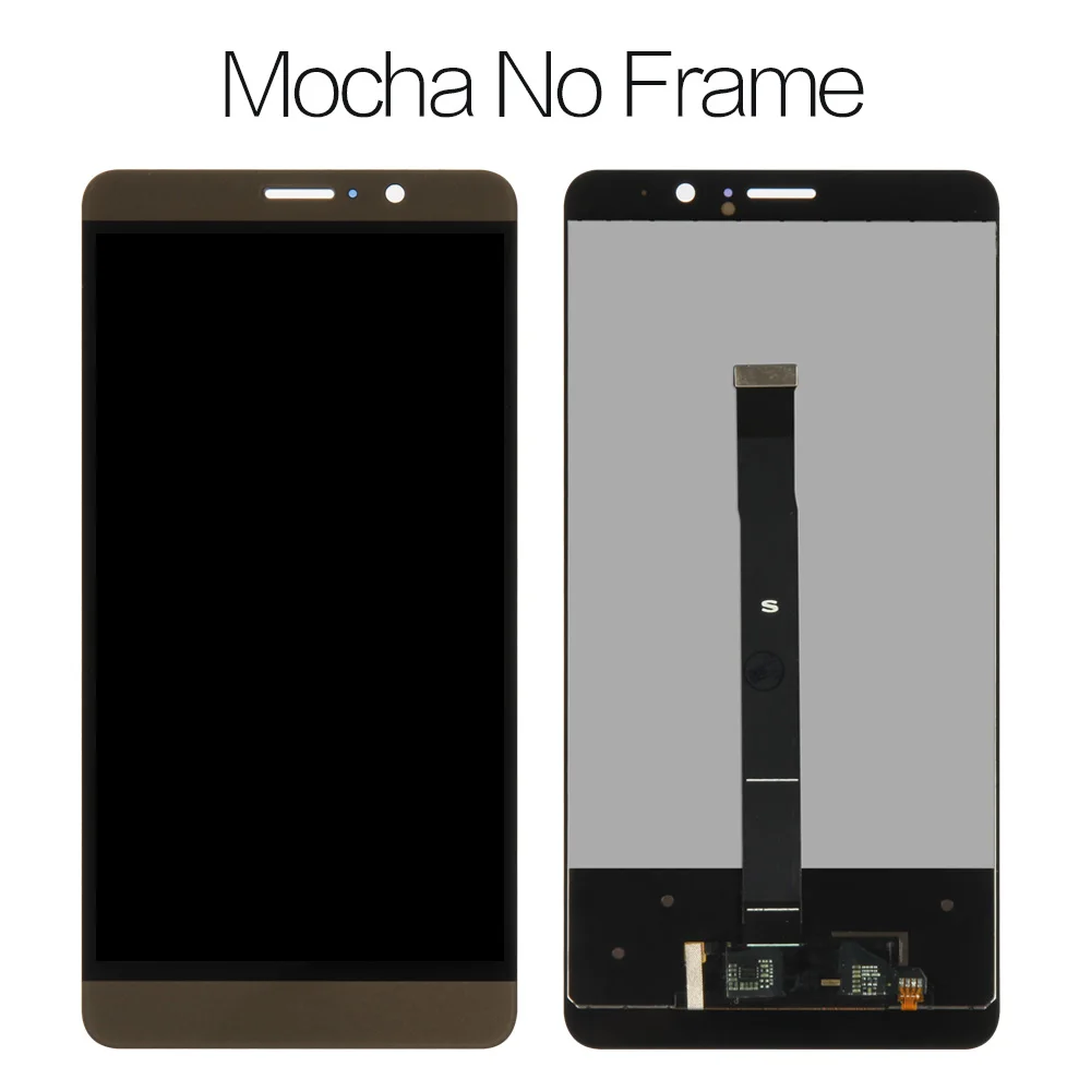 Mocha gold no Frame Для 5,9 дюймов, HUAWEI mate 9, ЖК-дисплей, сенсорный экран, дигитайзер, стекло, датчик для HUAWEI mate 9, MHA-L29, ЖК-дисплей в сборе, 1920x1080 - Цвет: Mocha gold no Frame