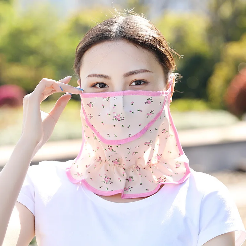Пылезащитная маска летняя модная уличная дышащая Солнцезащитная женская для шеи