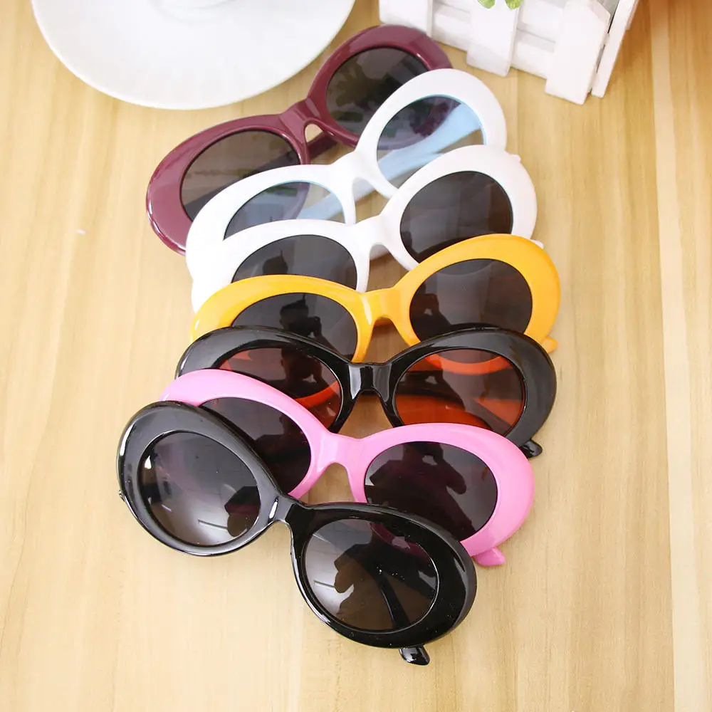 Солнцезащитные очки в стиле панк женские винтажные овальные форме облака для