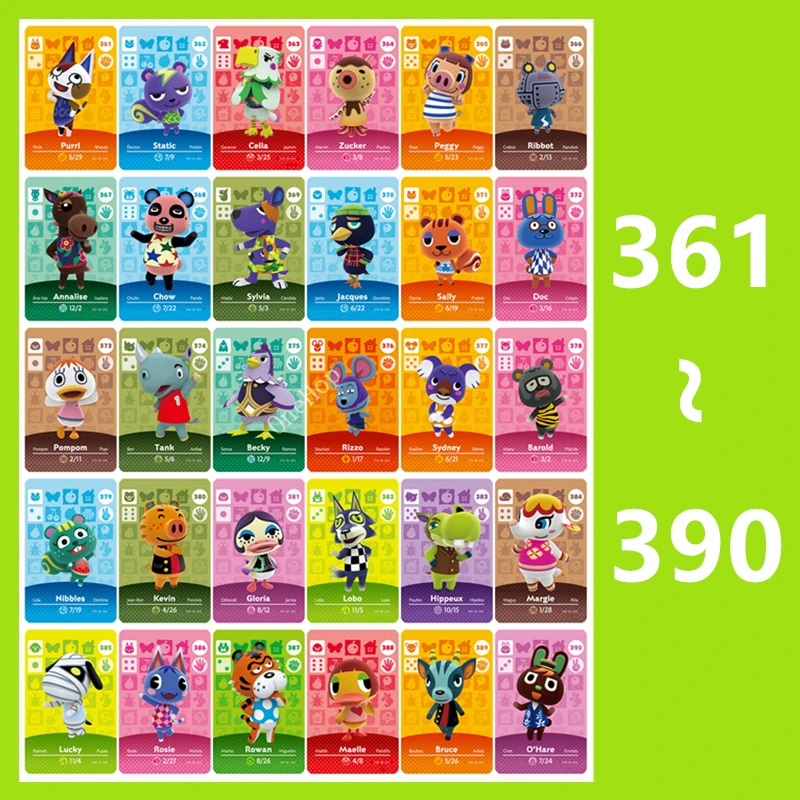 

Standard Card 361~390 Ntag215 Chip NFC Game Card
