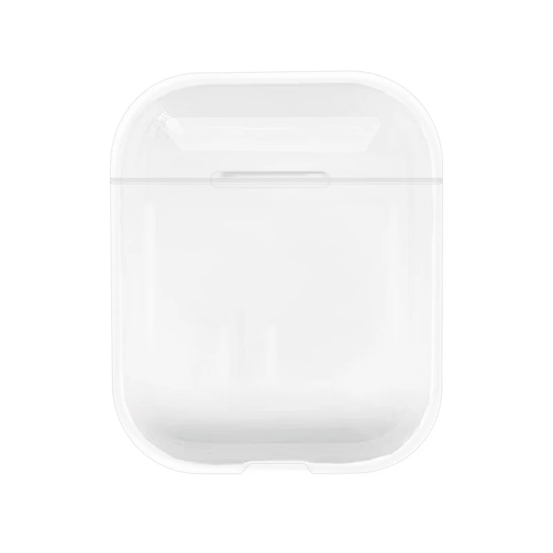 Clear Футляр для наушников для Apple AirPods 2 зарядных ящики милый мультфильм Жесткий ПК прозрачный чехол для Airpods прозрачный чехол с крючками - Цвет: Clear