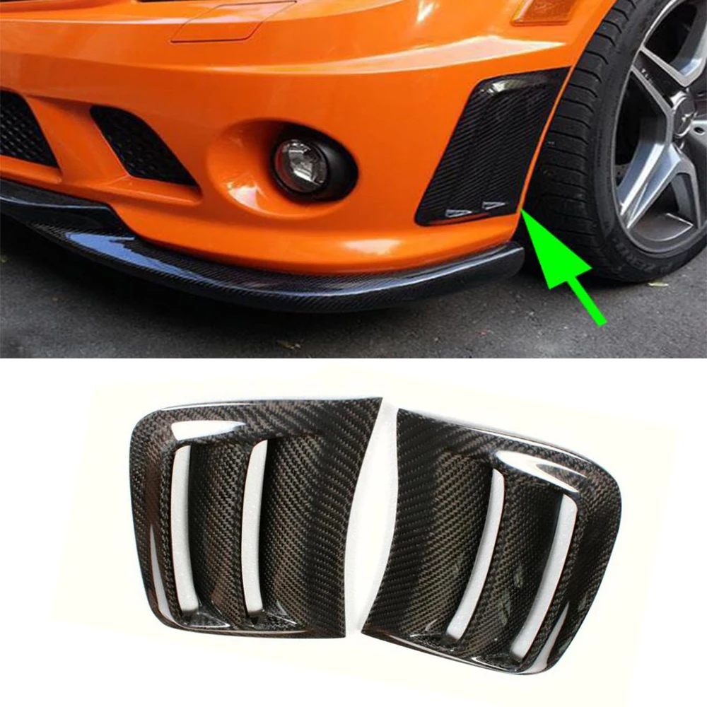 

Carbon Fiber Front Bumper Side Air Fenders Vents Panels Trims Cover for Benz C-class W204 C63 AMG 2008 - 2011 Car-Styling