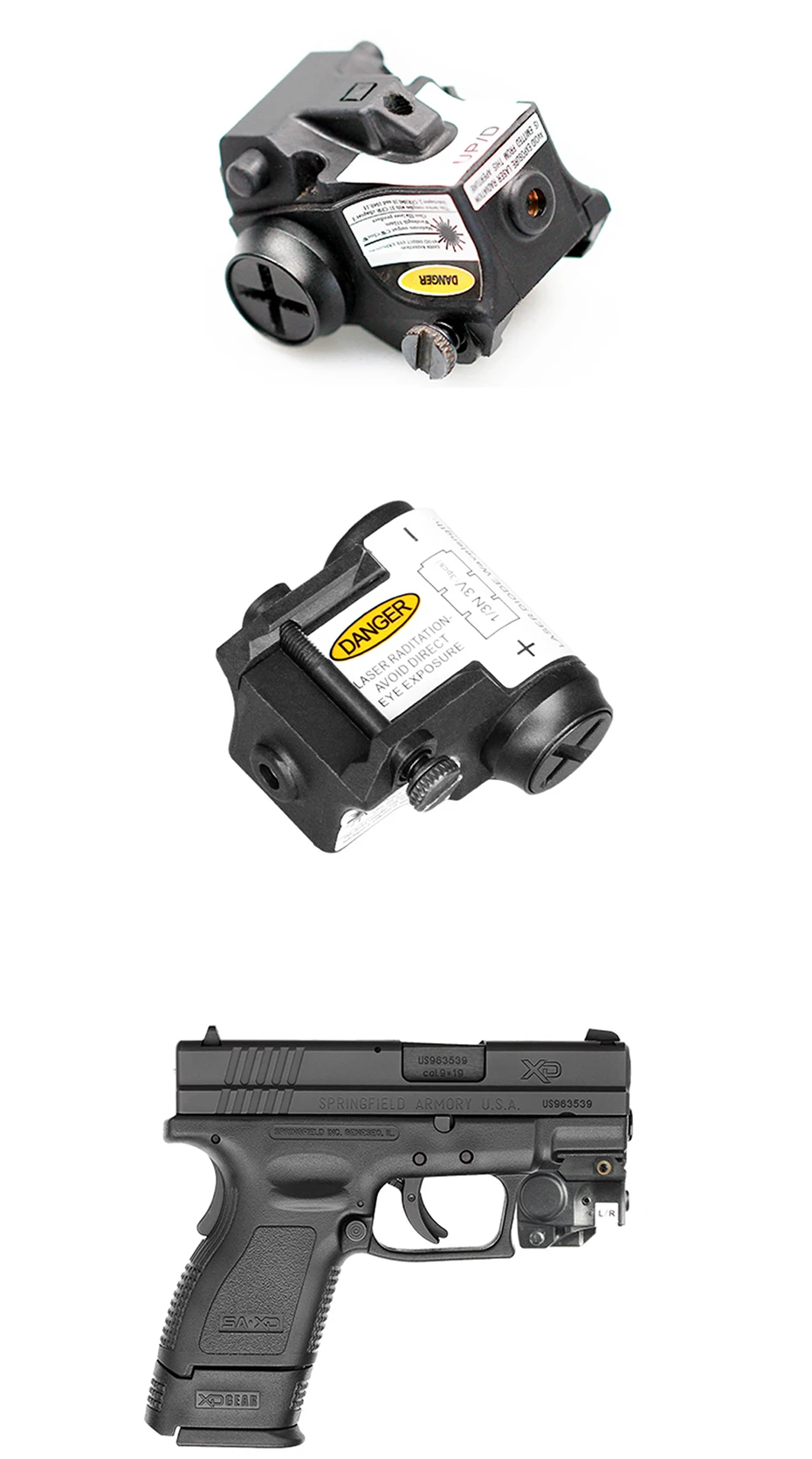 Малолитражки пистолет инфракрасный Dot лазерный прицел для Glock самообороны Книги об оружии Тактический Red Dot лазерный прицел оптика