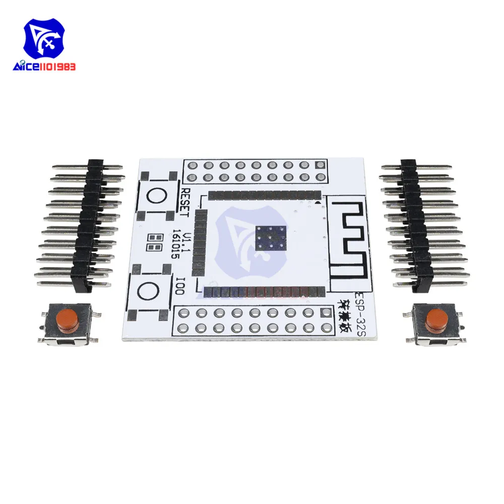 Материнская плата diymore ESP32 ESP 32 ESP32S преобразователь ввода вывода с 4 рядными
