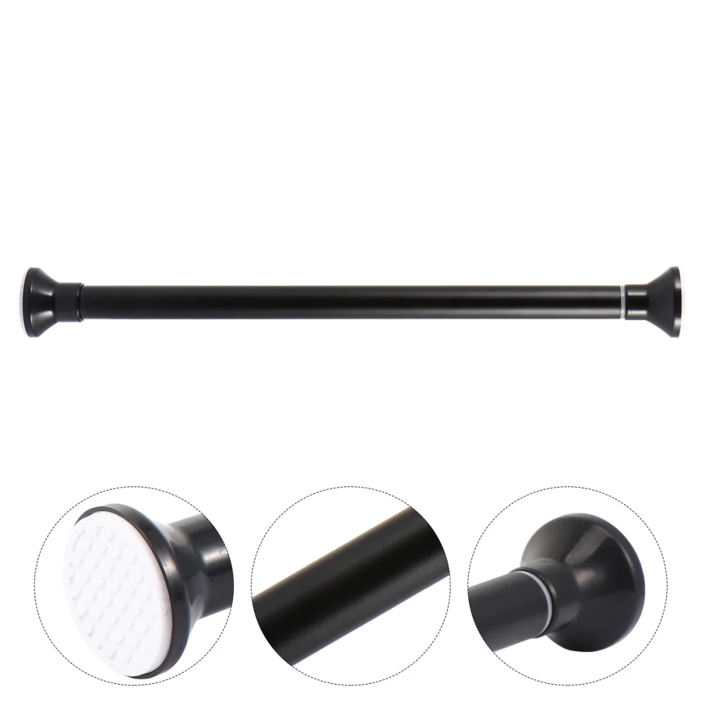 

1pc Home Extendable Clothes Drying Rod Retractable Closet Rod Clothes Rail