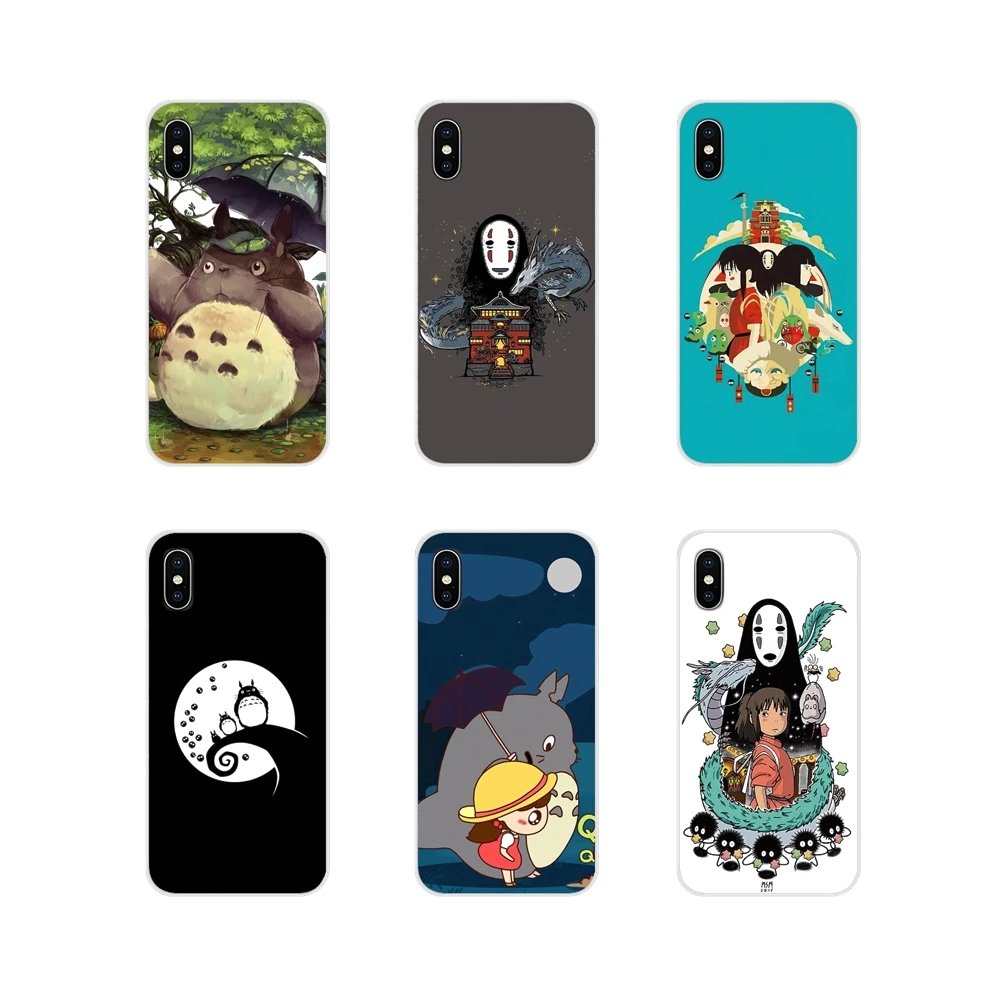 Cute Totoro Spirited Away Ghibli Miyazaki For Samsung Galaxy S2 S3 S4 S5 Mini S6 S7 Edge S8 S9 S10E Lite Plus Phone Cases Covers | Мобильные