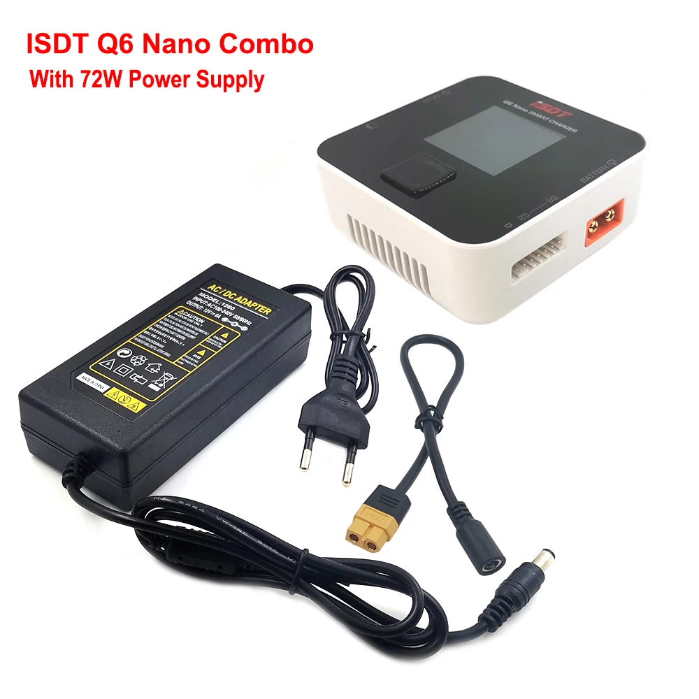 блок питания 72 вт с isdt q6 nano 200 вт 8a 2 6s lipo ба